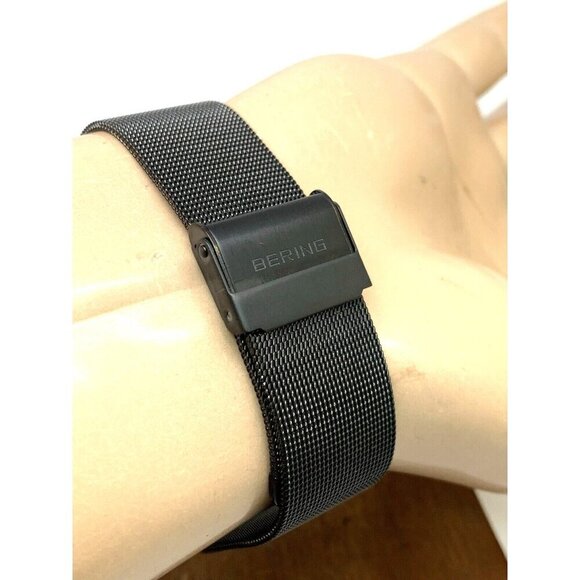 Bering Men's Watch 14240-223 Quartz Slim Black Dial Stainless Steel 40mm - Picture 9 of 13